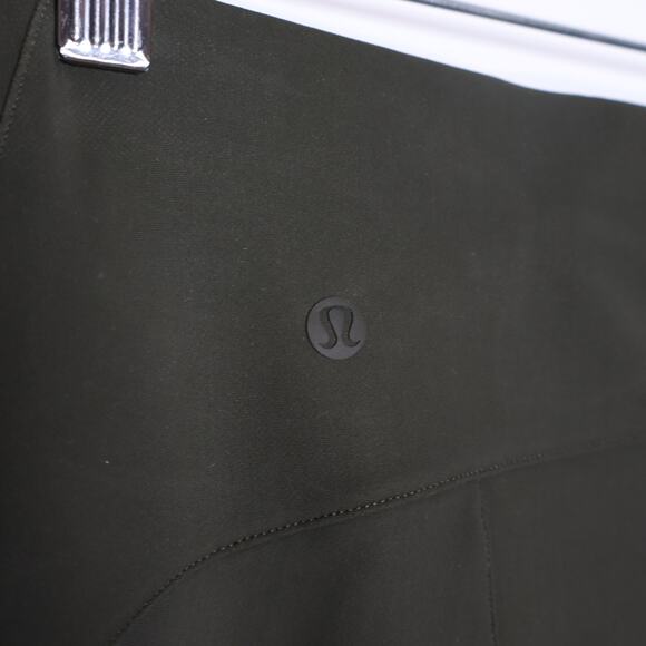 LULULEMON Here to There High-Rise 7/8 Pant Dark Olive Performance Women's 12 - Picture 6 of 9